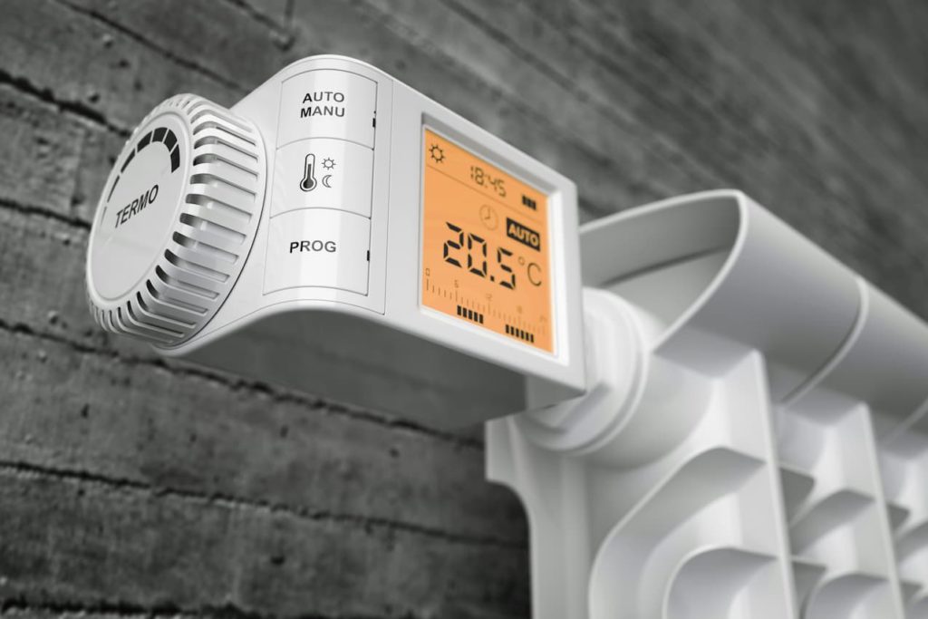 thermostat sur radiateur électrique